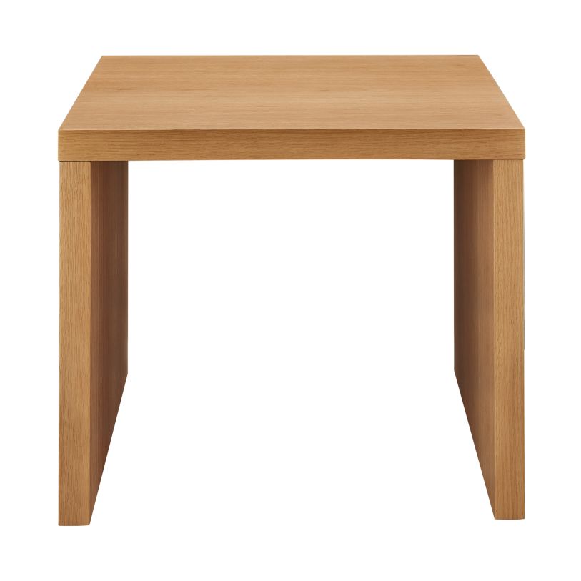 Euro Style Abby Side Table in Oak 09716-OAK  CODE:UNIV10 for 10% Off