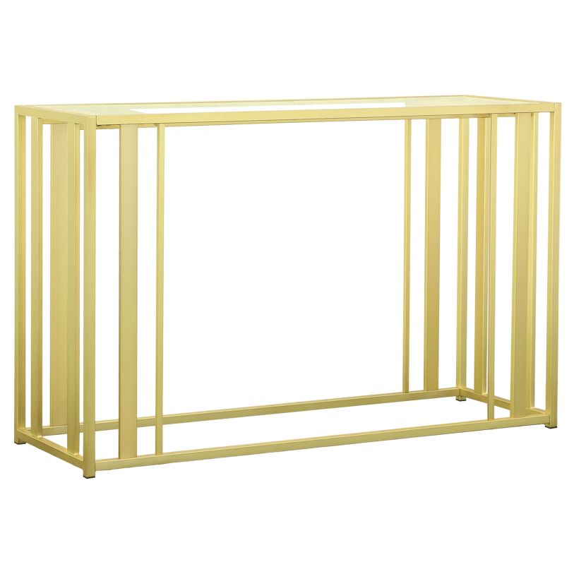 Coaster Adri Metal Frame Sofa Table Matte Brass in Matte Brass 723609