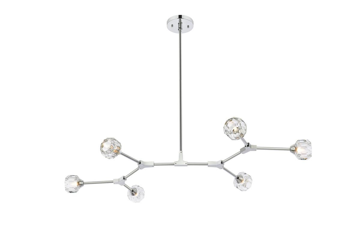 Elegant Zayne 6 Light Pendant in Chrome 
 3508D50C CODE:UNIV20 for 20% Off