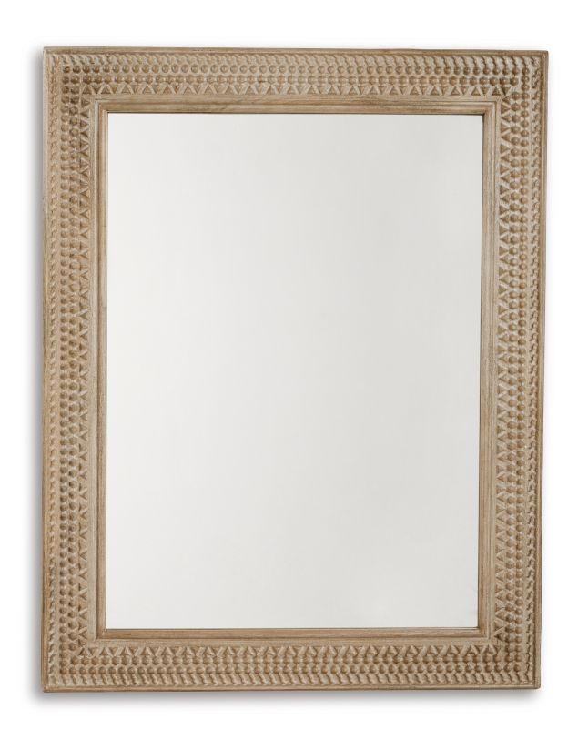 Belenburg Accent Mirror in Washed Brown A8010273 FedEx/UPS