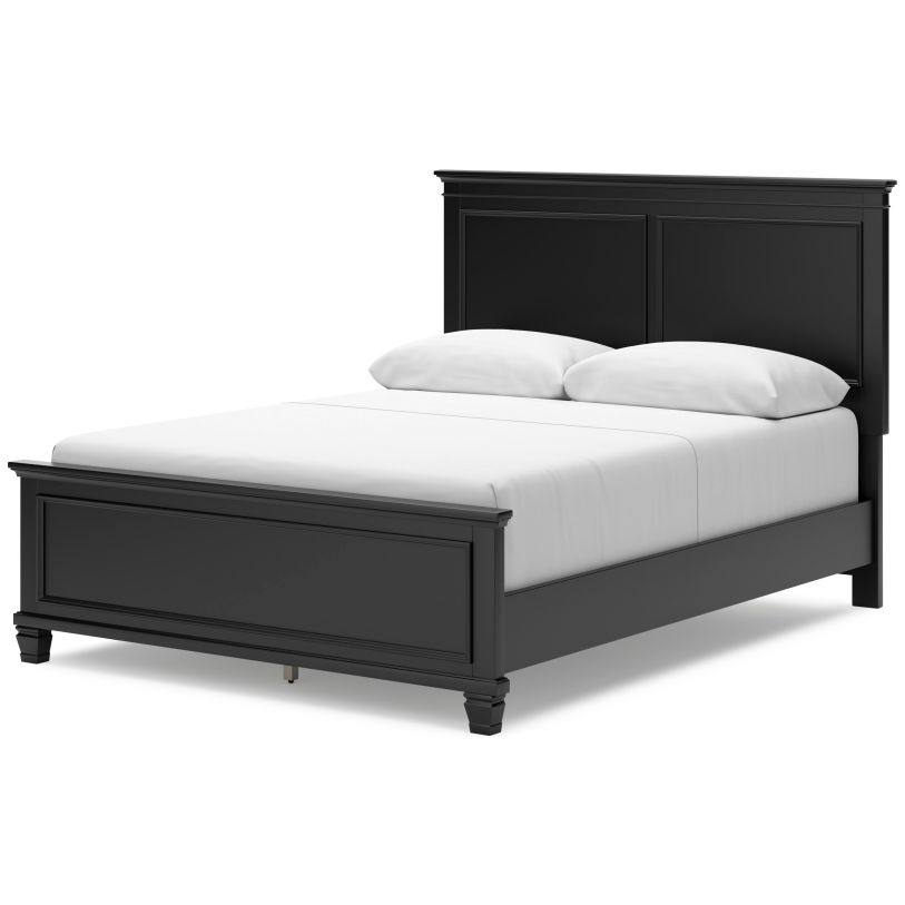 Lanolee Queen Panel Bed in Black B687B6 FedEx/UPS