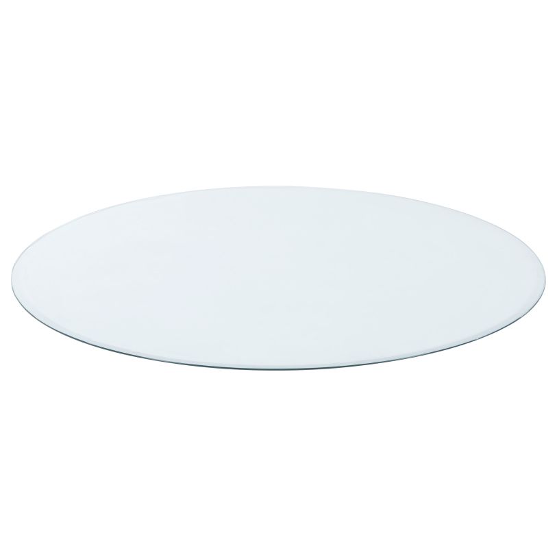 Coaster 48″ 6mm Round Glass Table Top Clear in Clear Glass CB48RD-6