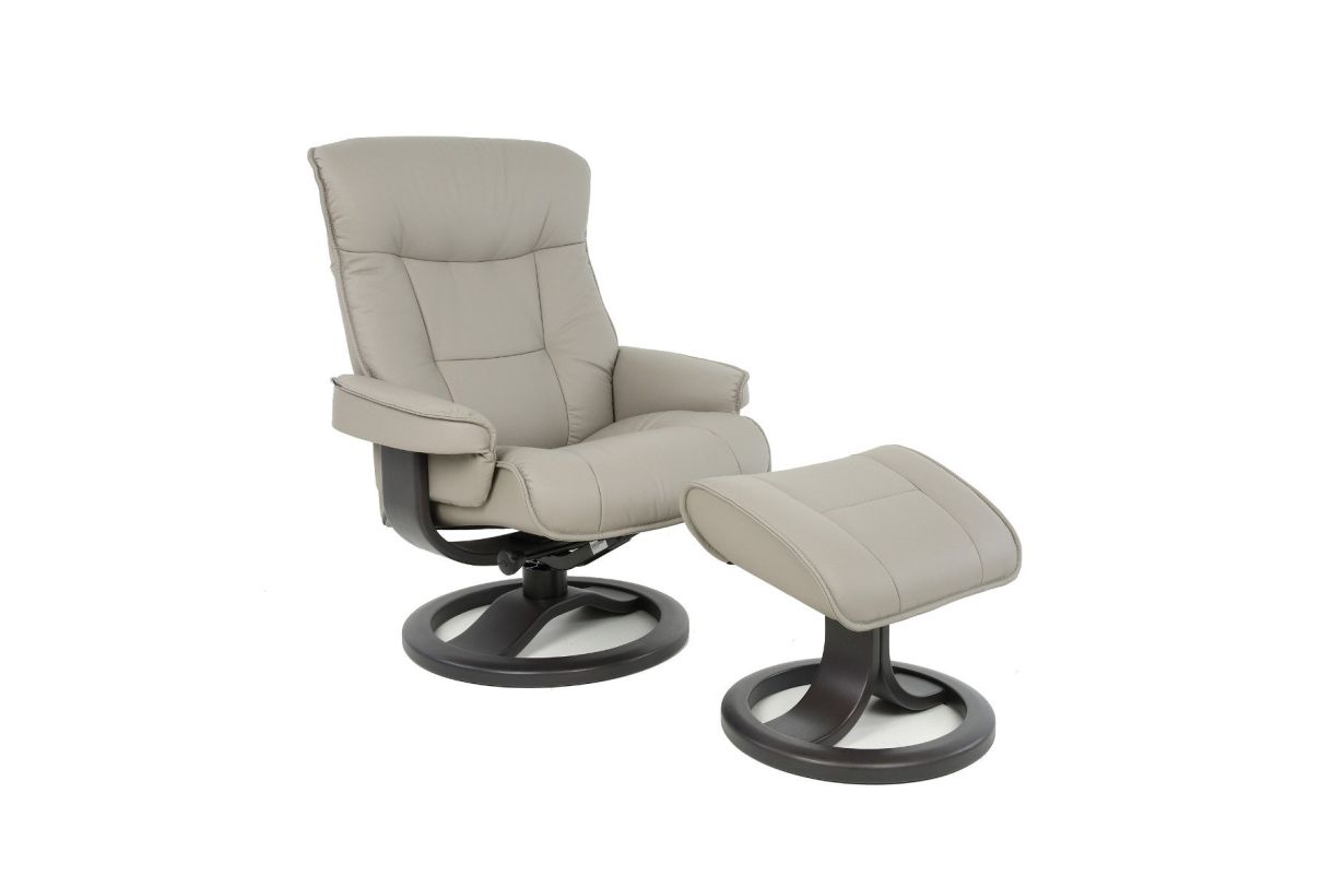 Fjords Bergen R Large Recliner with Footstool  – Manual 909501