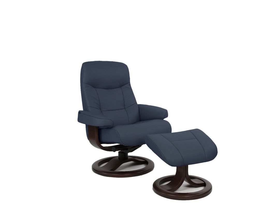 Fjords Muldal R Small Recliner with Footstool  – Manual 895501