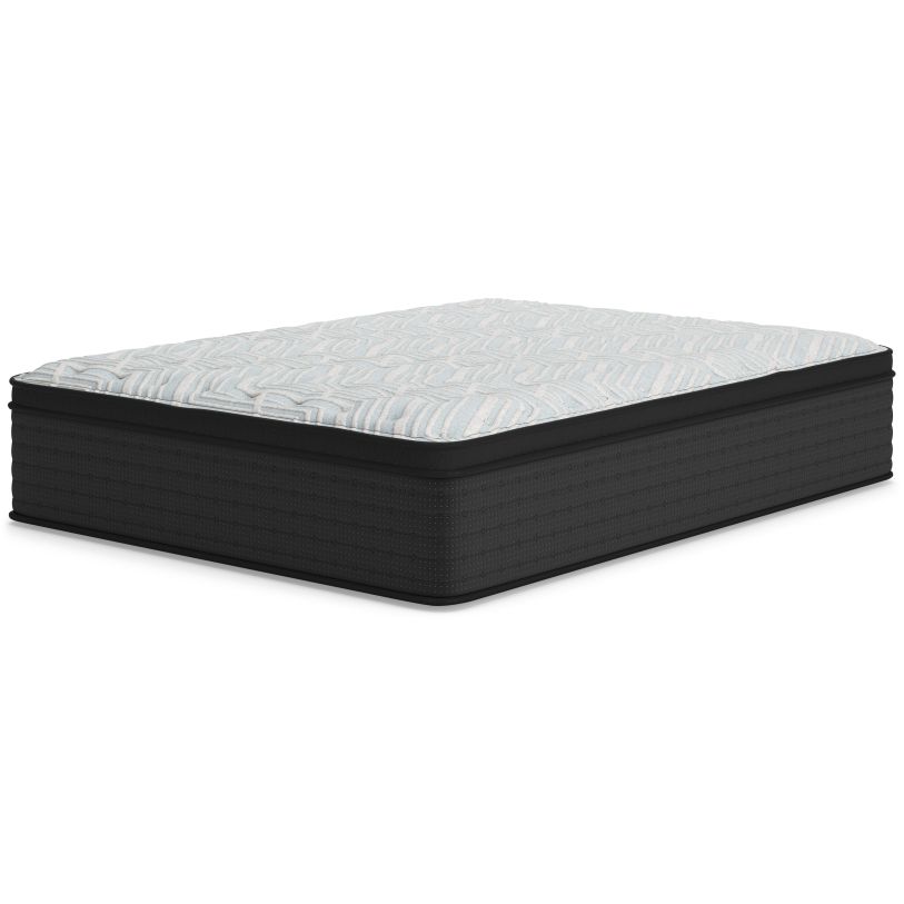 Palisades ET Queen Mattress in Gray/Blue M41731 FedEx/UPS