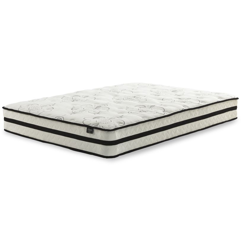 Chime 10 Inch Hybrid California King Mattress in a Box in White M69651 FedEx/UPS