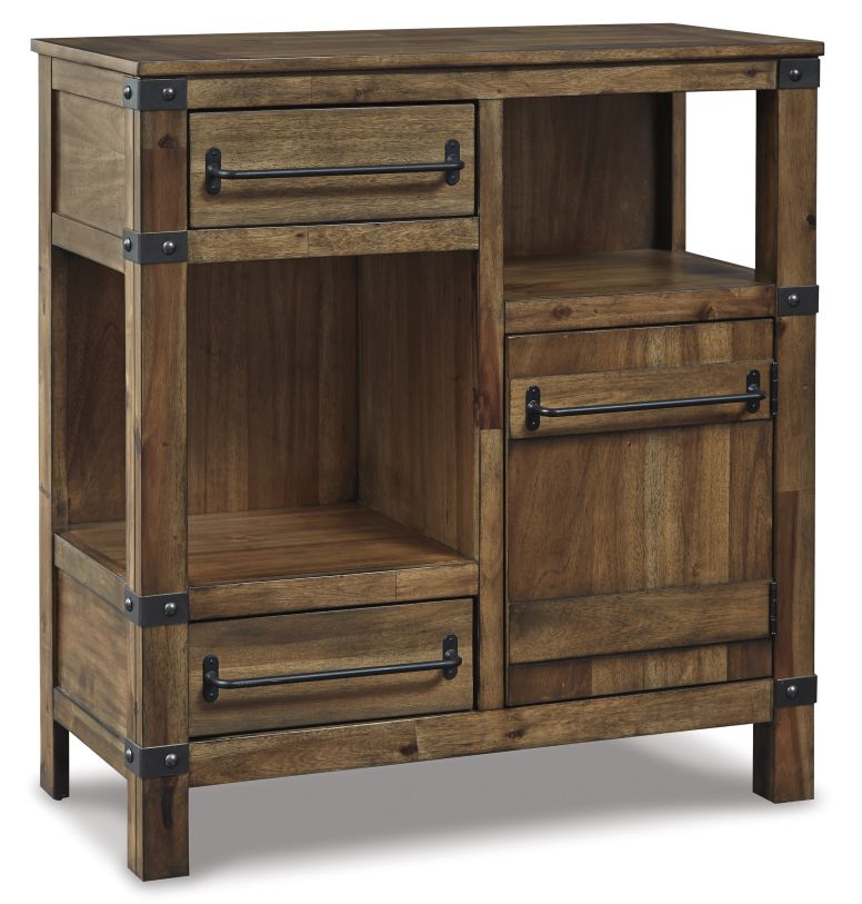 Roybeck Accent Cabinet in Light Brown/Bronze T411-40 FedEx/UPS